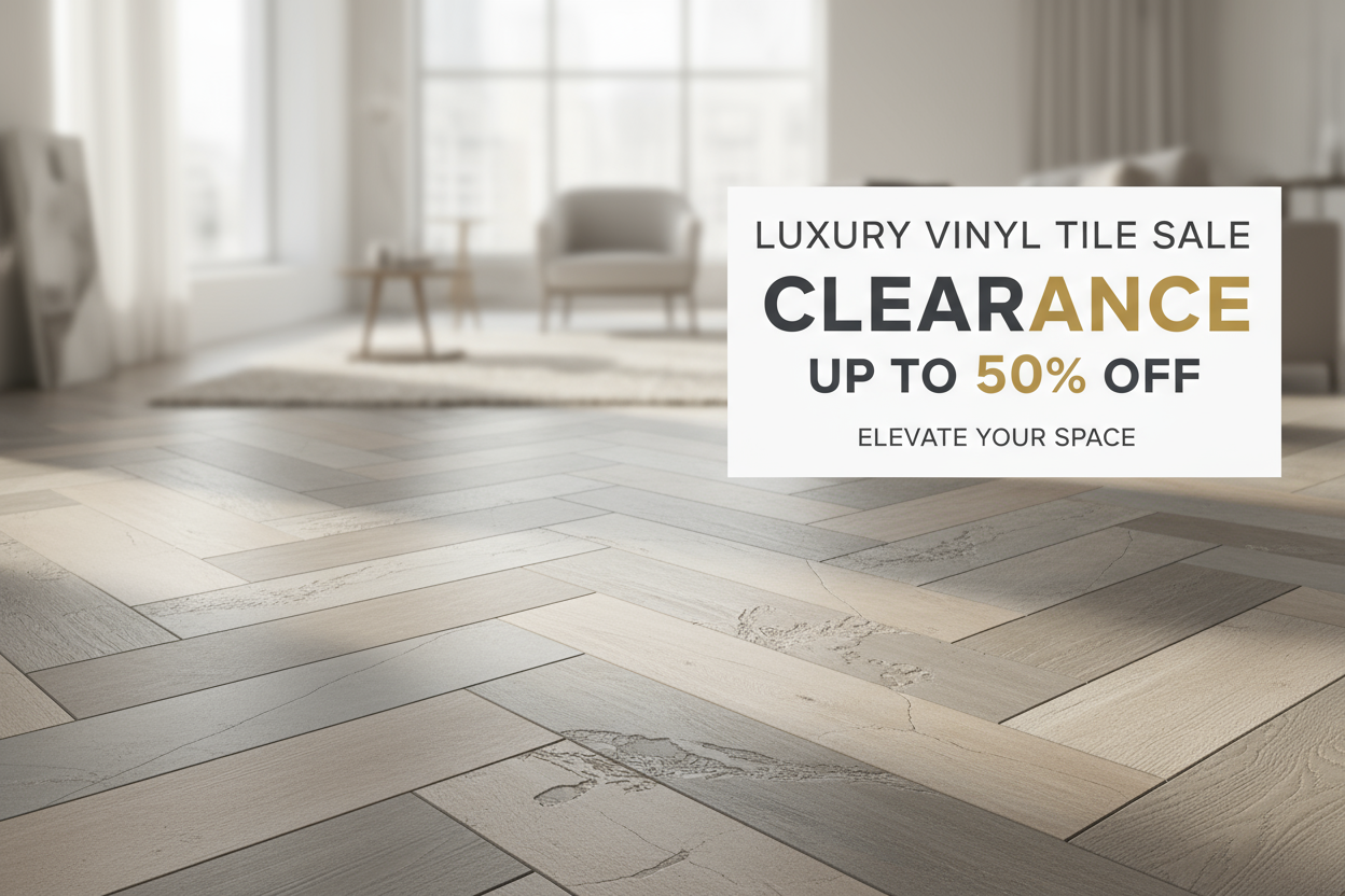 Clearance Flooring - up to 50% off!