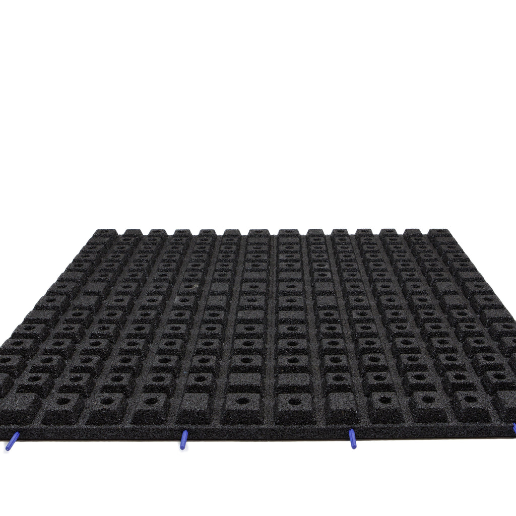 Rubber Outdoor 1m x 1m Outdoor Gym Tiles - 43mm