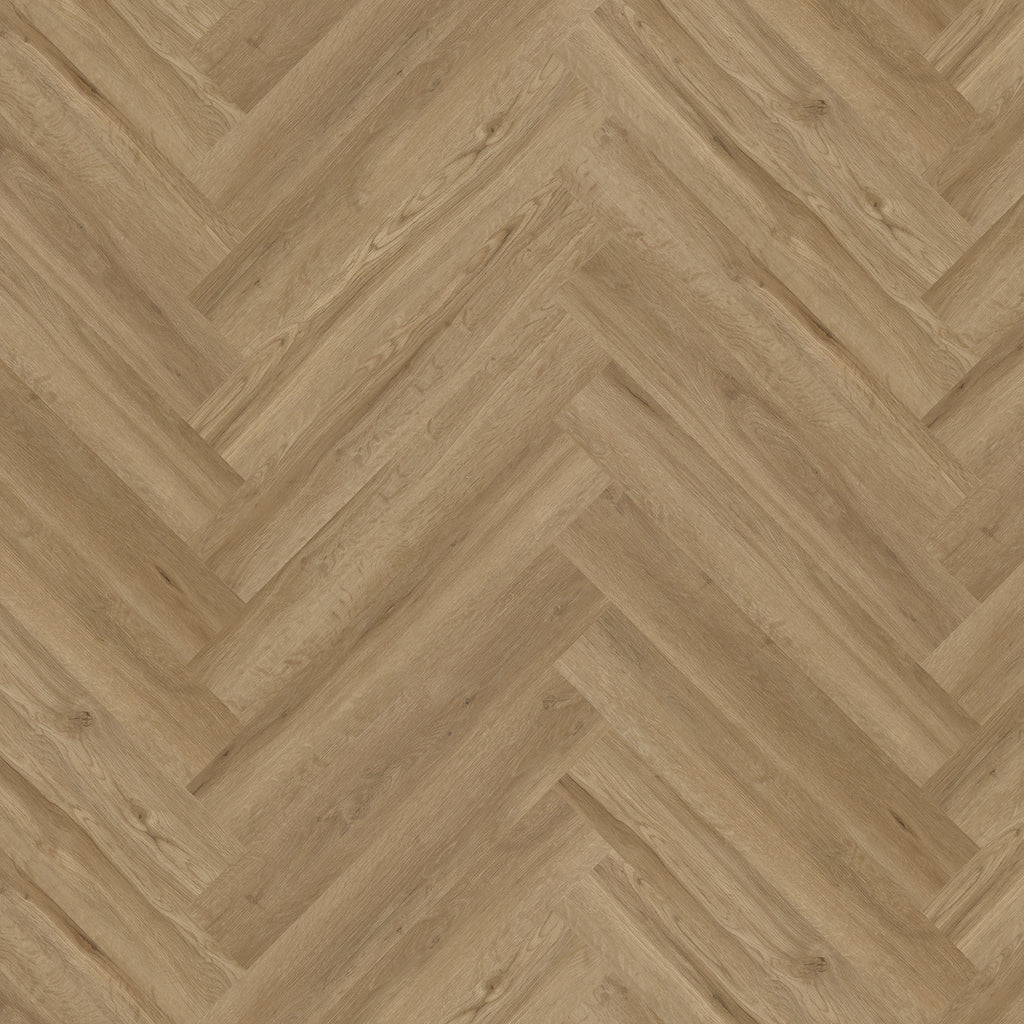 Hagley Signature 55 Halesowen Smoke Oak Gluedown LVT Herringbone