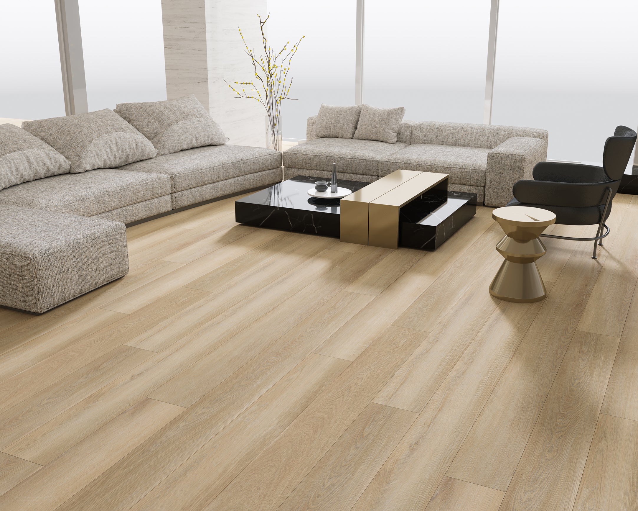 Brampton Chase Blonde Oak Large Plank Click