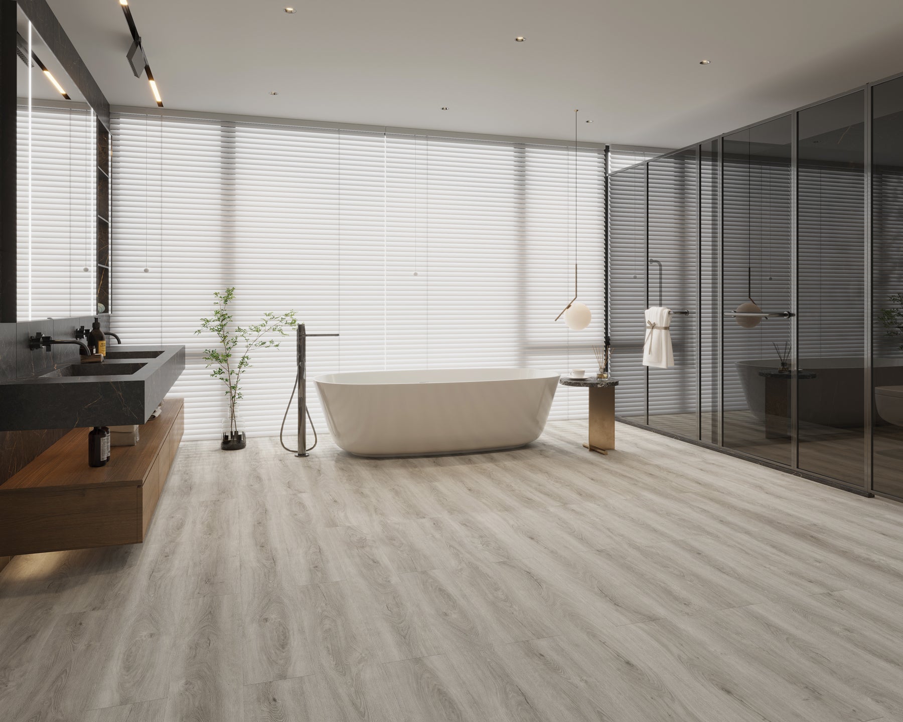 Brampton Chase Pebble Shore Large Plank 48 x 7.25"