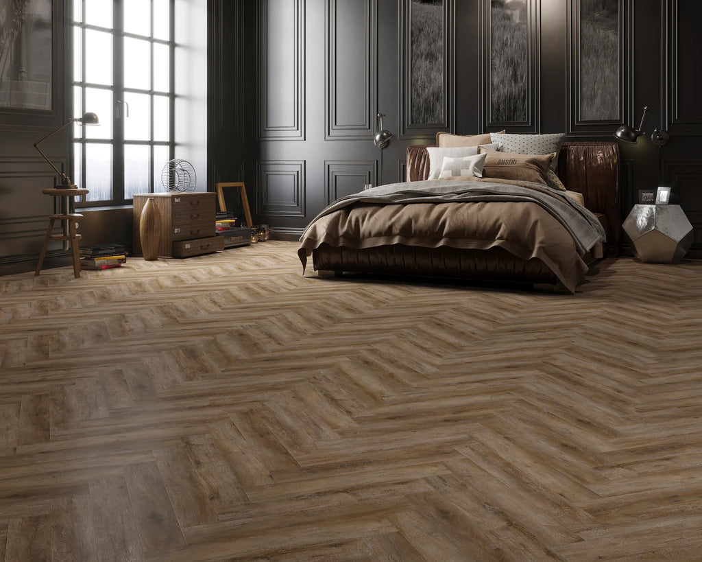 Brampton Chase Studio Designs Smokey Bay Herringbone 24" x 4.5"