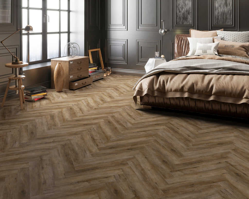 Brampton Chase Studio Designs Smokey Bay Herringbone 24" x 4.5"