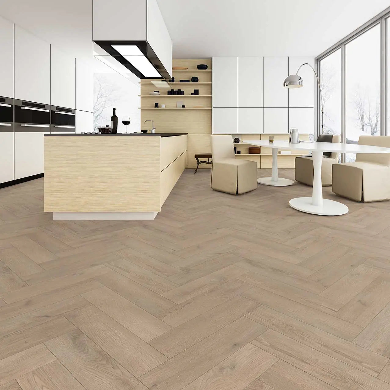 Brampton Chase Studio Designs Willow Oak Herringbone 24" x 4.5"