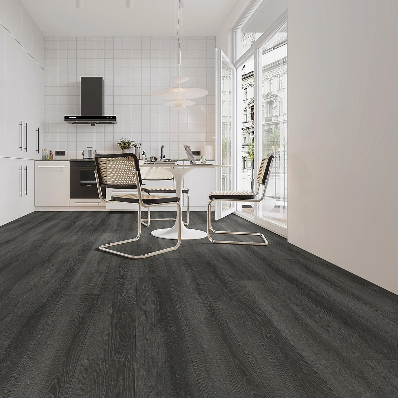 Brampton Chase Studio Designs Ebony Oak Large Plank 48" x 7.25"