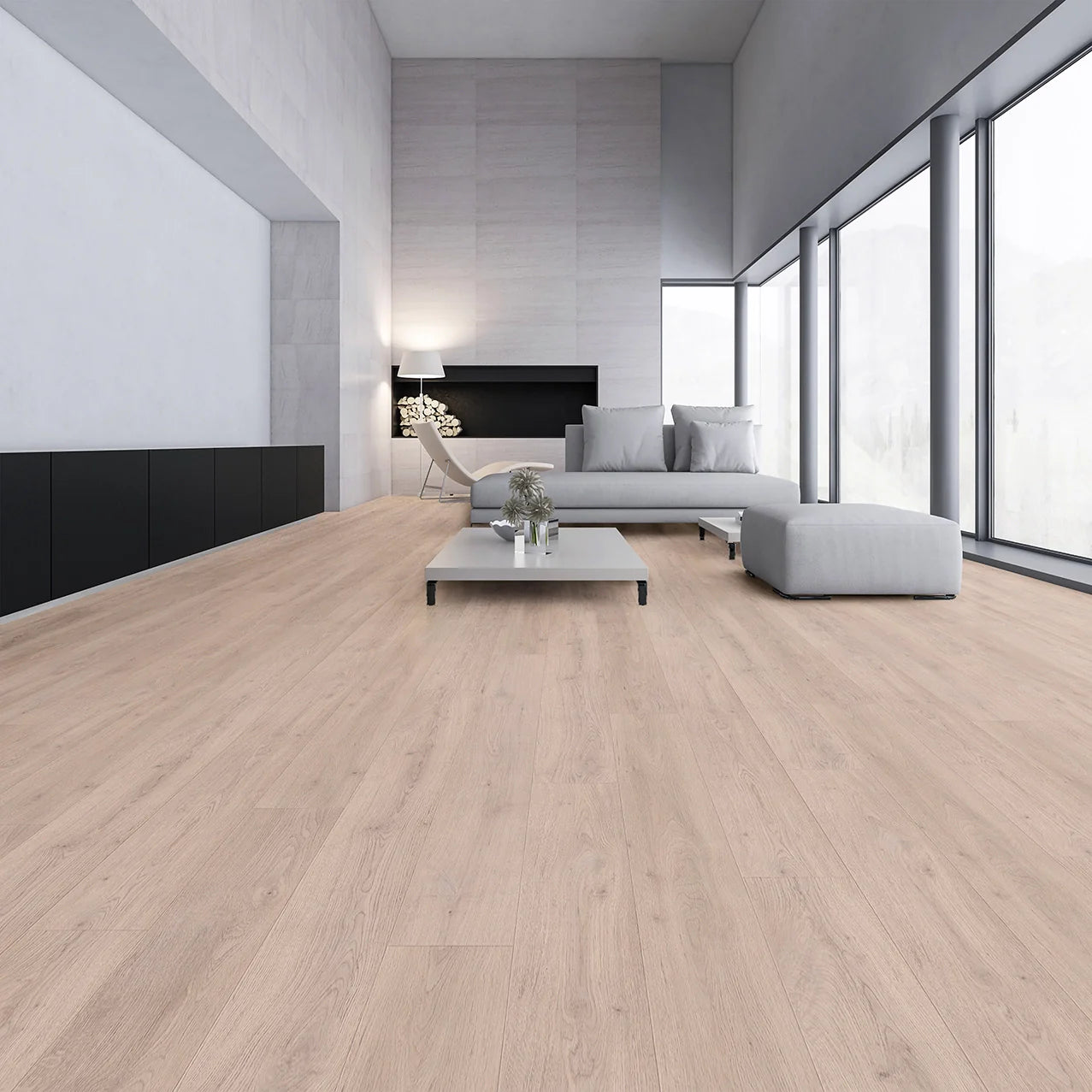 Brampton Chase Studio Designs Ivory White Large Plank 48" x 7.25"