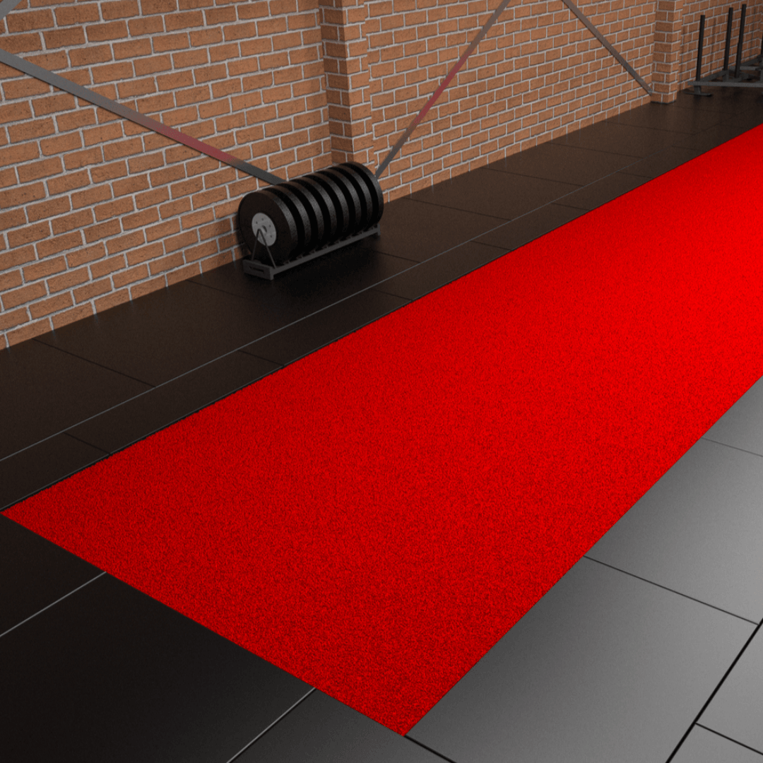 Sprung Plain Colour Uni Indoor Sprint Track - 2m Wide