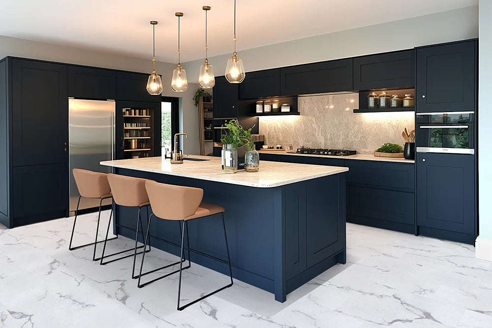 Brampton Chase Stones Marble Carrera White 12 x 18"