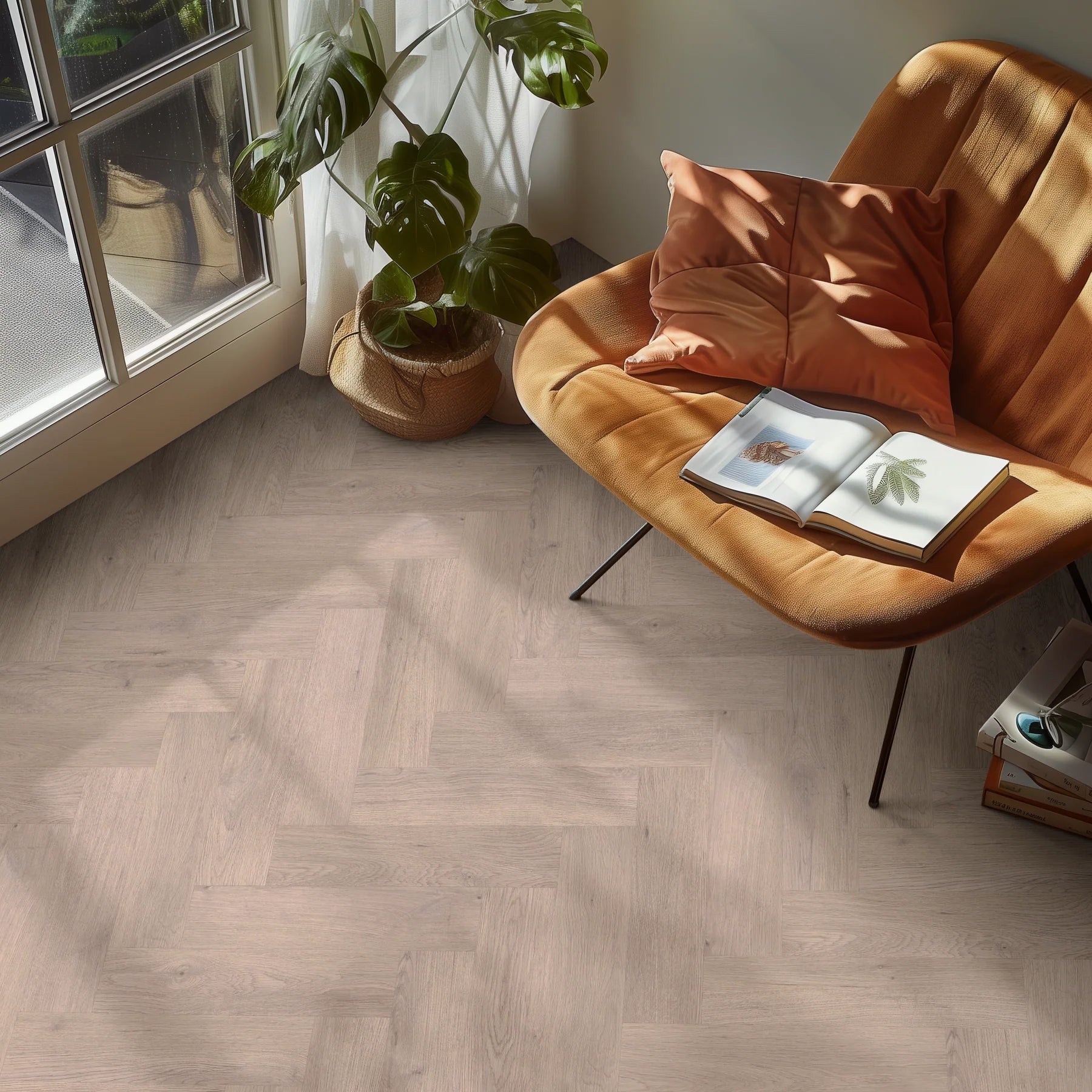 Brampton Chase Studio Designs Willow Oak Herringbone 16" x 4"