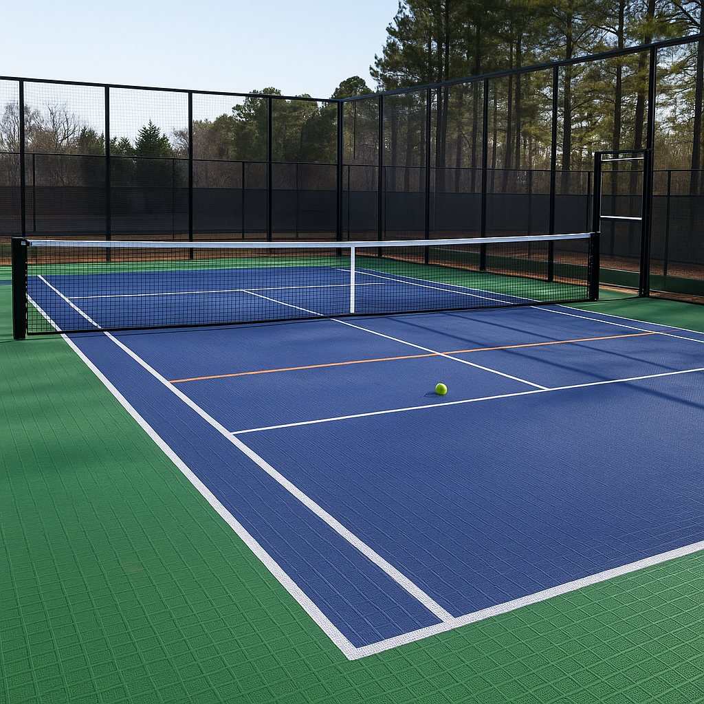 Tennis Court System (Singles) | Includes Court Markings
