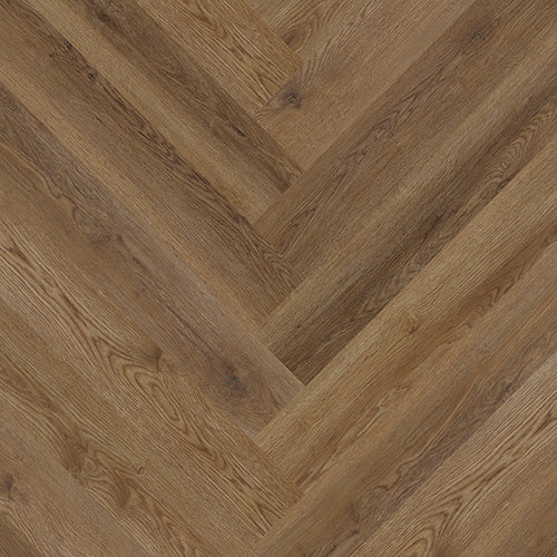 £25.50m² - Hagley Signature 30 Cradley Dark Oak Click LVT Herringbone (2.06m² per box)