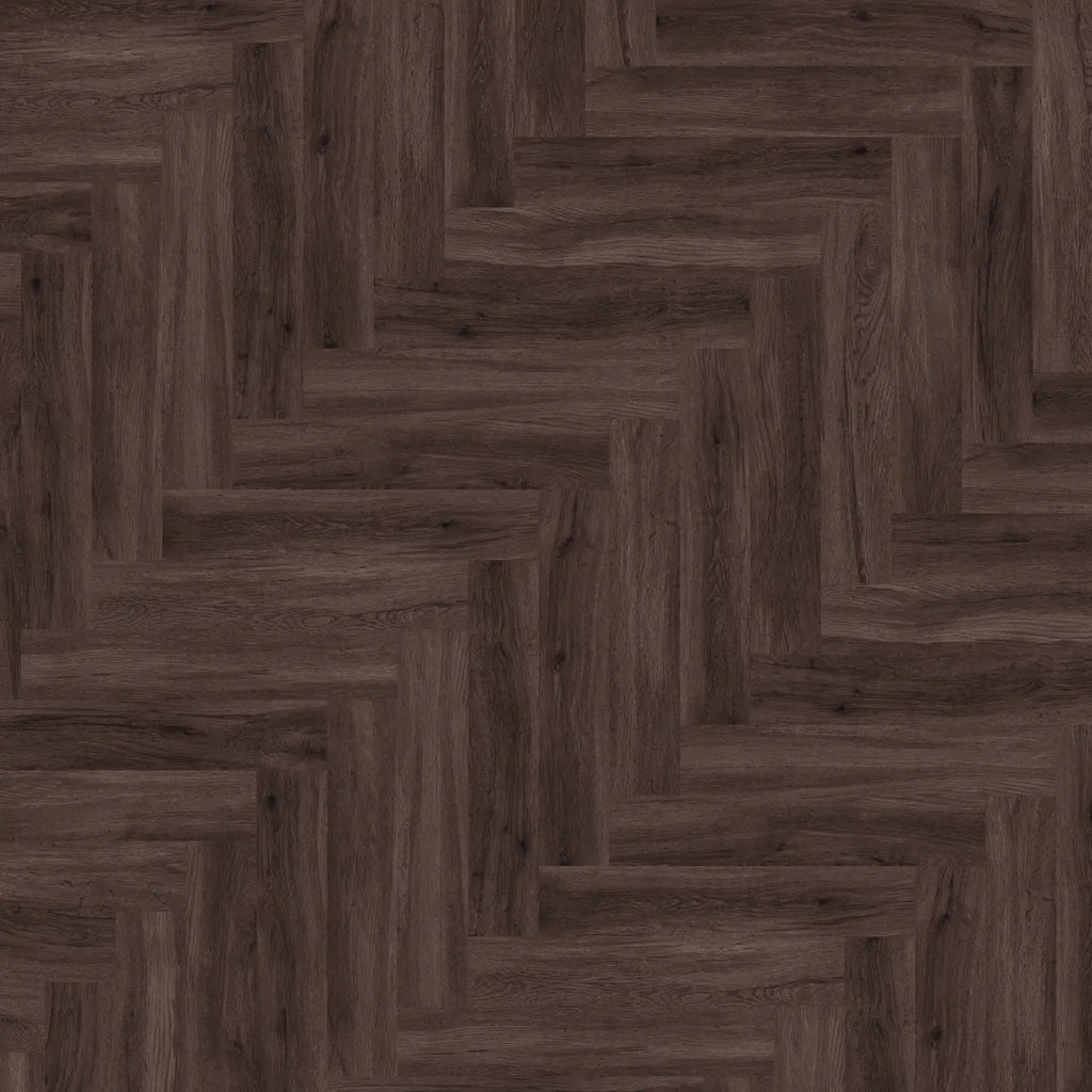 Brampton Chase Studio Designs Dark Umber Herringbone 24" x 4.5"