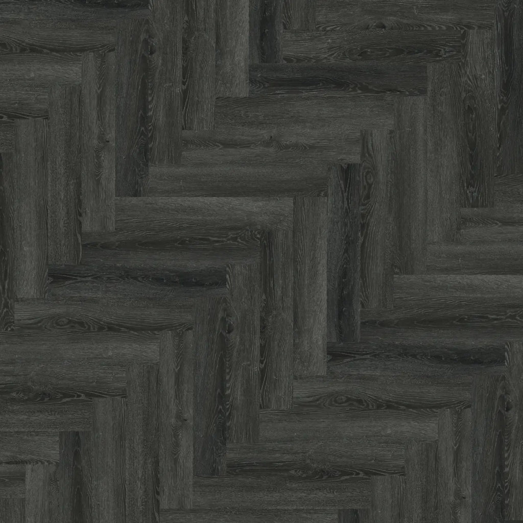 Brampton Chase Studio Designs Ebony Oak Herringbone 24" x 4.5"