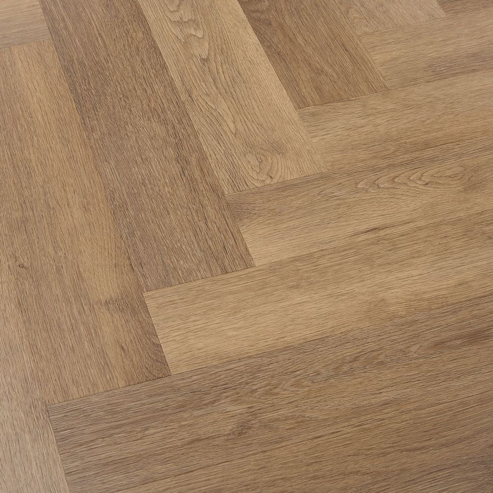 £5.00 FULL PLANK SAMPLE - Explora Commercial LVT Classic Oak Herringbone | R11 Slip Rating | 3mm thick | 0.7mm Wear Layer