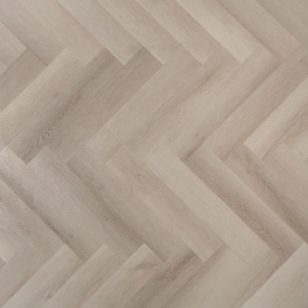 £5.00 FULL PLANK SAMPLE - Explora Commercial LVT Cotton Oak Herringbone | R11 Slip Rating | 3mm thick | 0.7mm Wear Layer
