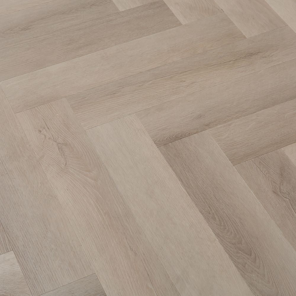 £5.00 FULL PLANK SAMPLE - Explora Commercial LVT Cotton Oak Herringbone | R11 Slip Rating | 3mm thick | 0.7mm Wear Layer