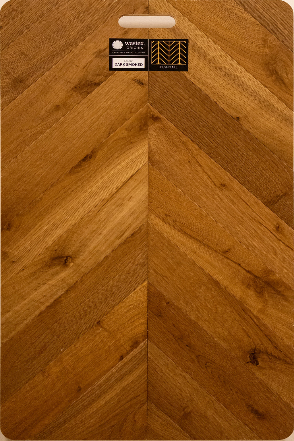 Westex Origins Fishtail Engineered Wood Flooring — Dark Smoked
