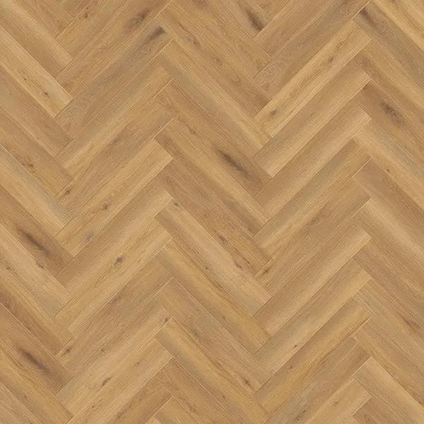 £15.99m2 Kronotex Herringbone Pisa Oak D3516 8mm AC4 Laminate Flooring (1.238m2 per pack)