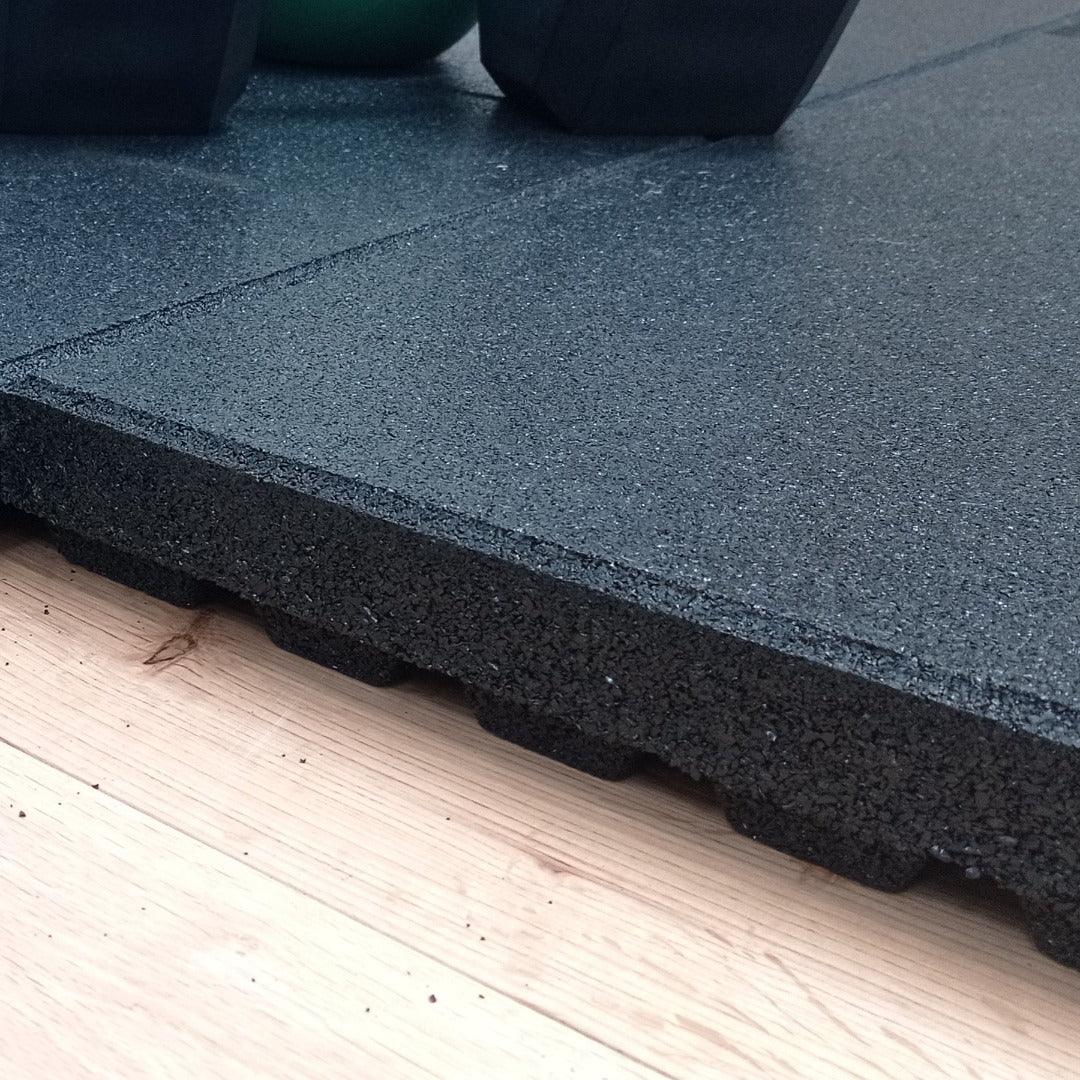 Rubber Rooftop Floor Tiles Extra Thick