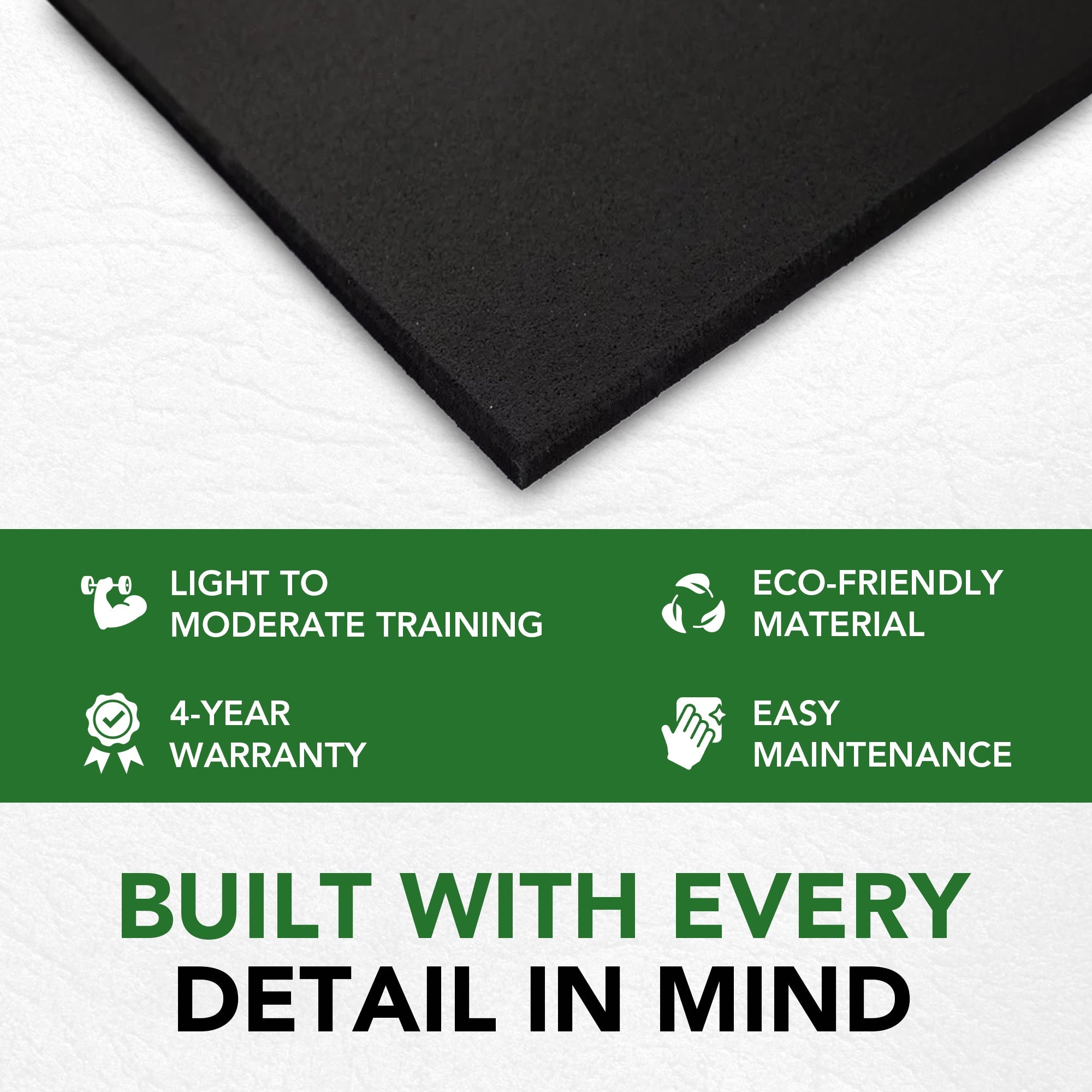 11mm Sprung PRO - Heavy Duty Gym Rubber Mats