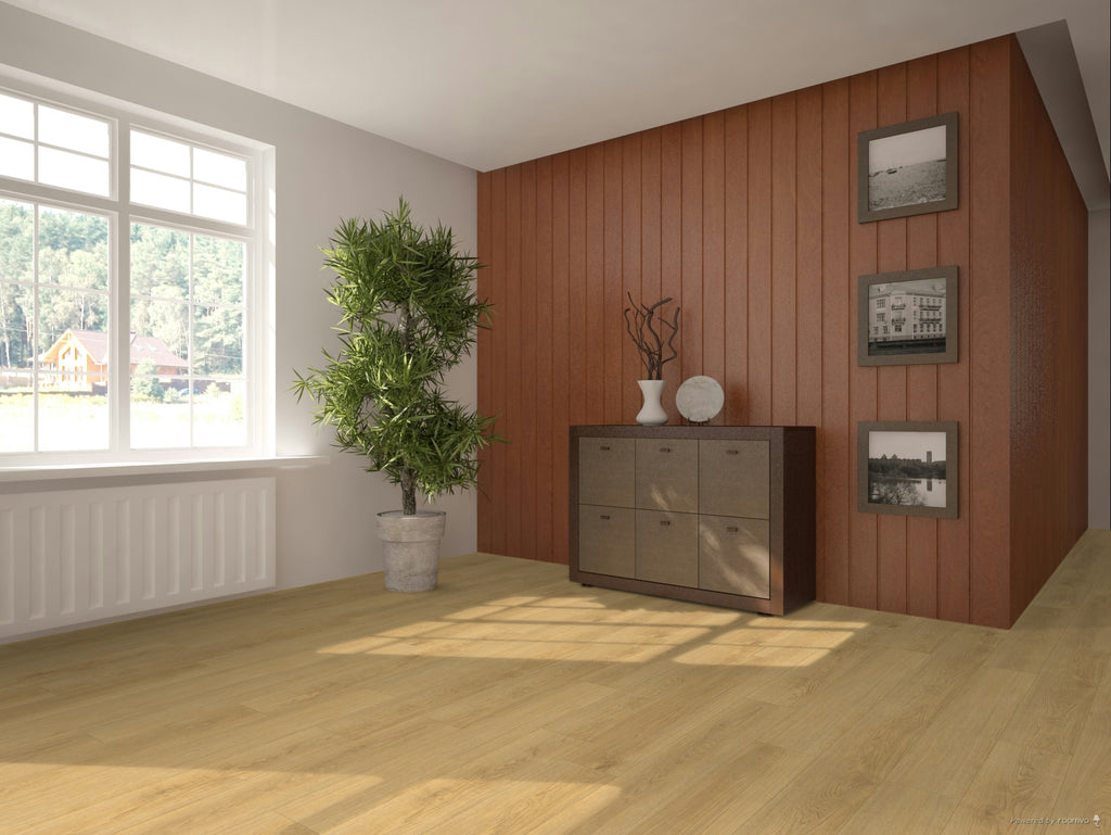 £14.74m2 - LX Luxury Full Plank Gluedown LVT Light Oak (1 x Pack of 4.75m2)