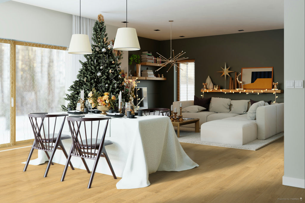 £14.74m2 - LX Luxury Full Plank Gluedown LVT Light Oak (1 x Pack of 4.75m2)