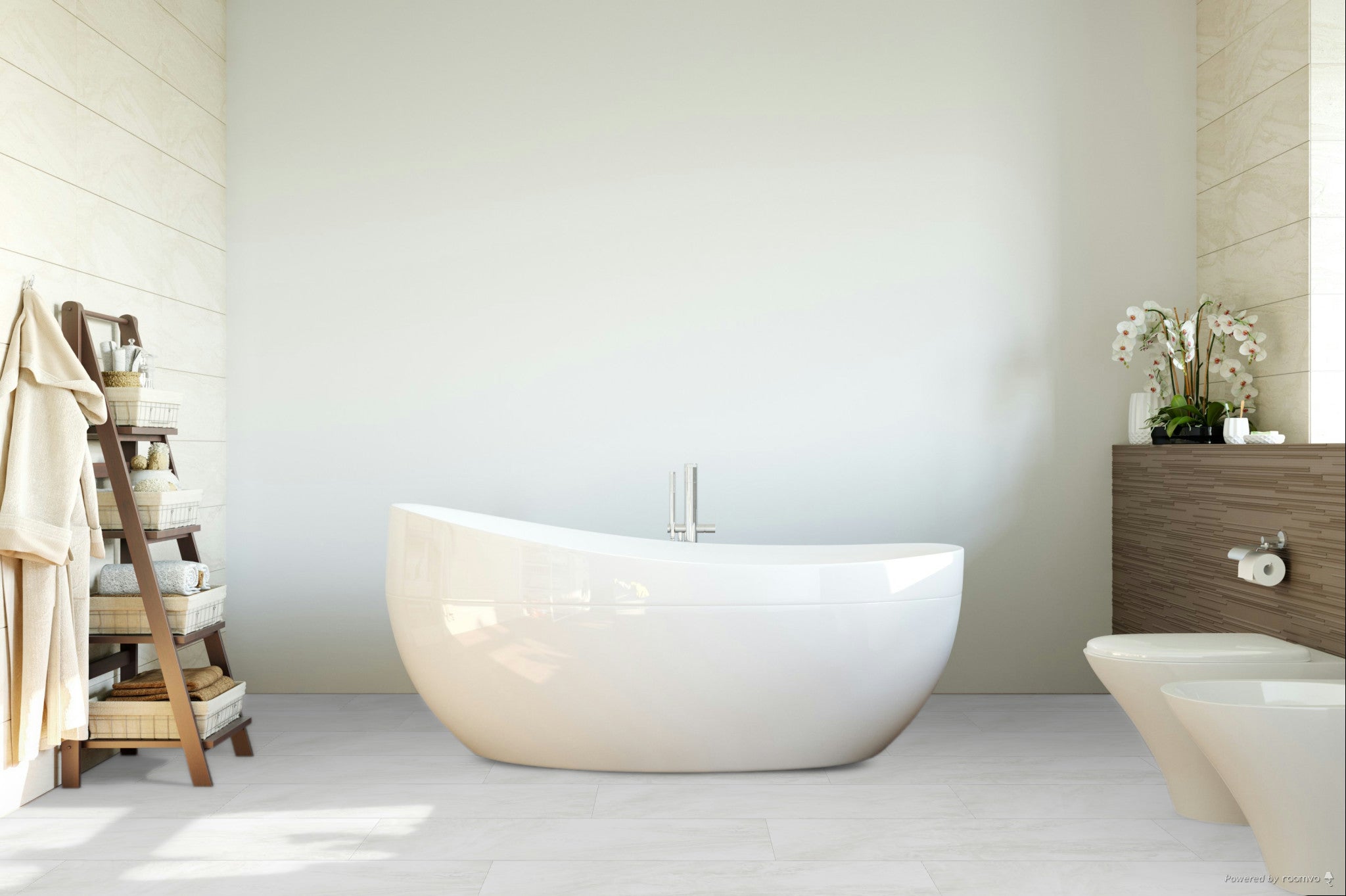 £14.40m2 - LX Luxury Stone Effect Gluedown LVT Marble (1 x Pack of 4.86m2)