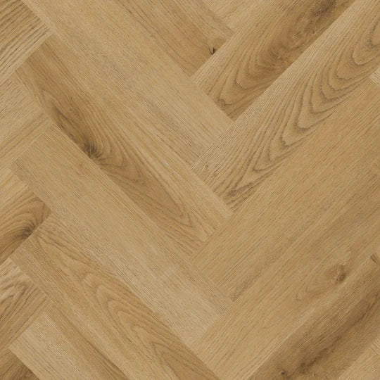 Brampton Chase Metro Aldgate Fawn Herringbone luxury vinyl flooring sample