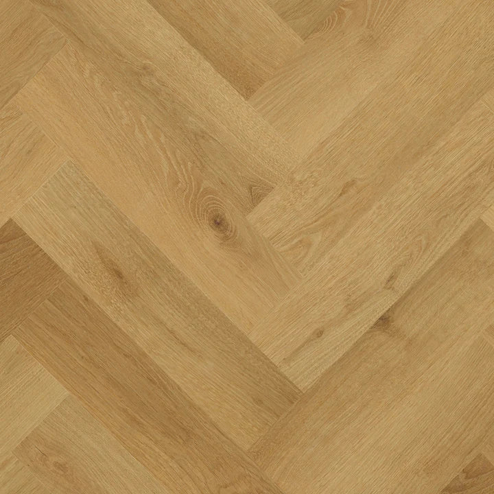 Brampton Chase Metro Hoxton Malt Herringbone luxury vinyl flooring sample