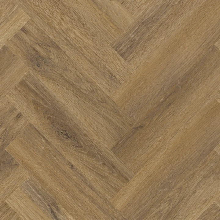 Brampton Chase Metro Richmond Brew Herringbone luxury vinyl flooring sample