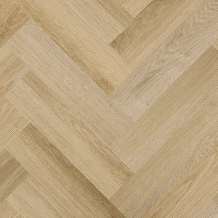 Brampton Chase Metro Windsor Clay Herringbone luxury vinyl flooring sample