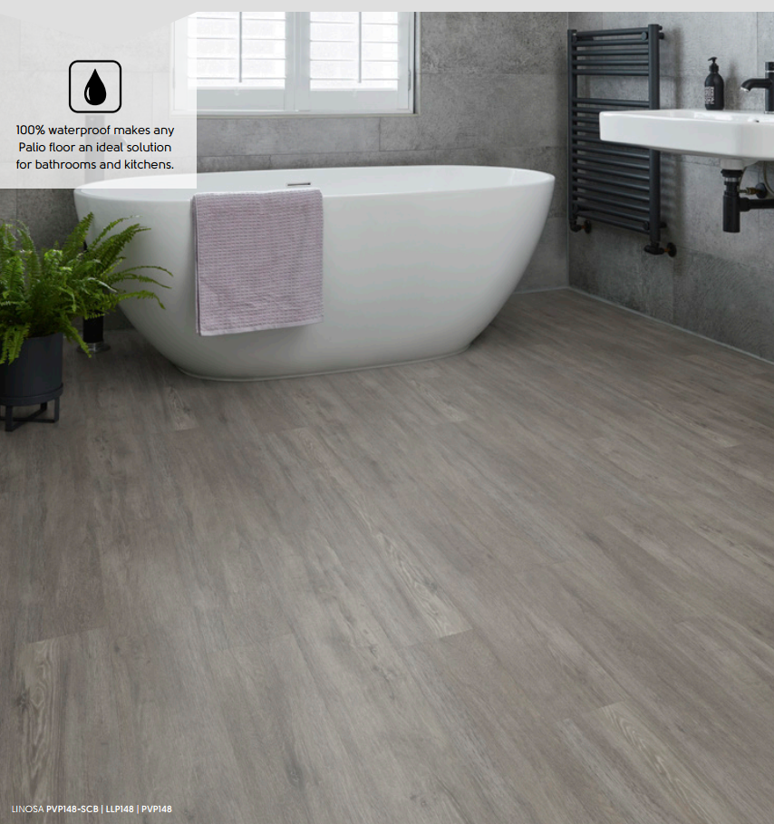 £9.99m2 - Palio by Karndean Gluedown LVT Full Plank PVP148 Linosa (1 x pack of 4.769m2)