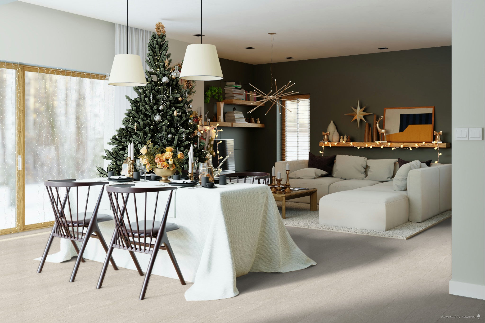 £14.40m2 - LX Luxury Stone Effect Gluedown LVT Sandstone (1 x Pack of 4.86m2)