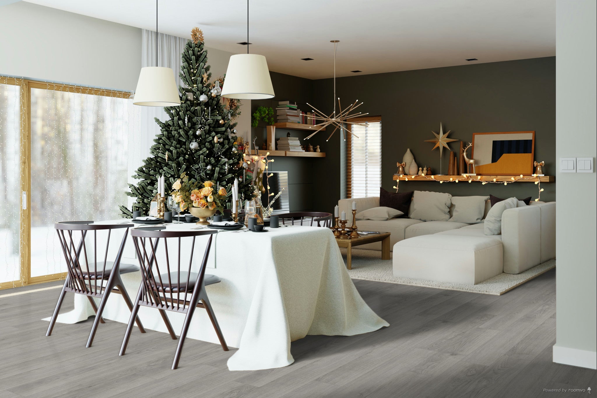 £14.74m2 - LX Luxury Full Plank Gluedown LVT Silver Oak (1 x Pack of 4.75m2)