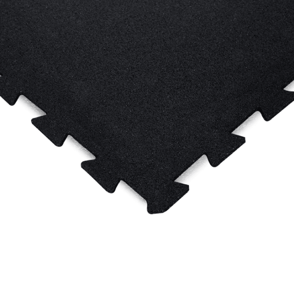 Black Puzzle Interlocking Floor Mats Jigsaw Mats - 10mm