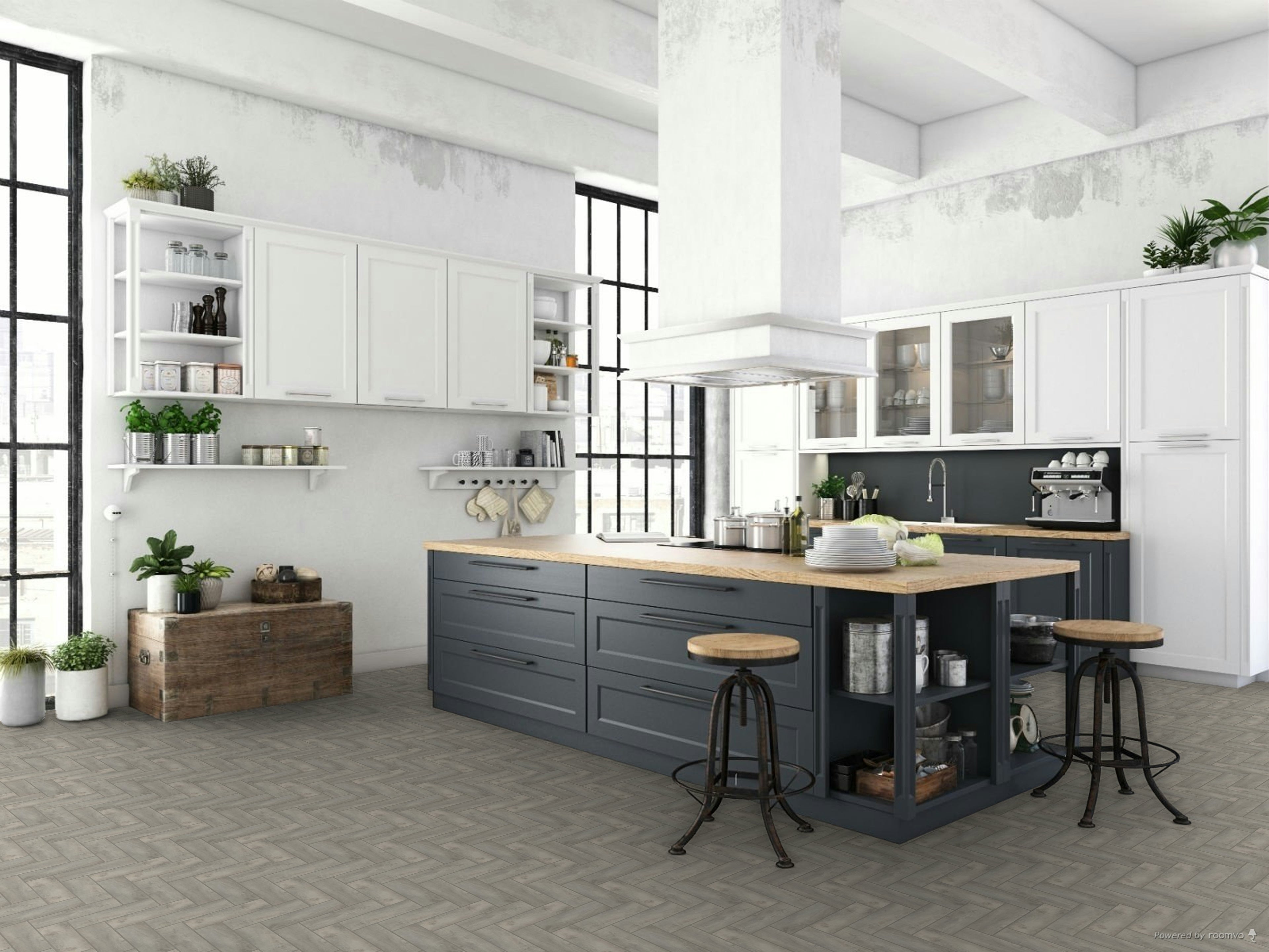 £66.63 per box (3.34m²) - TLC Massimo Fairview Oak SPQ5274 | Gluedown LVT Small Parquet | Clearance — LIMITED STOCK