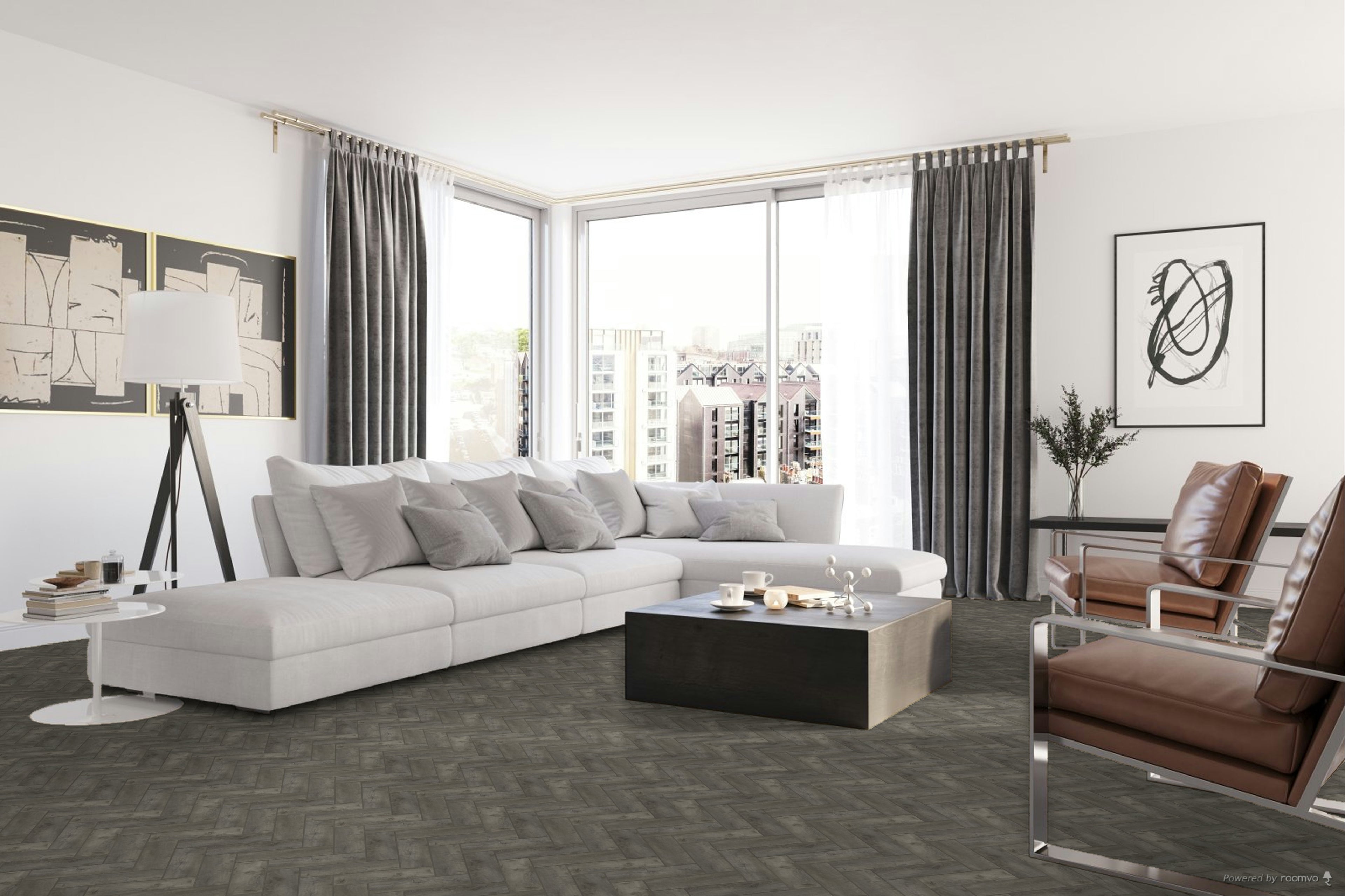 £66.63 per box (3.34m²) - TLC Massimo Hampstead Oak SPQ5275 | Gluedown LVT Small Parquet | Clearance — LIMITED STOCK