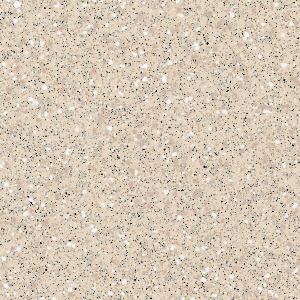 Tarkett Safetred Spectrum Tile in Ecru - light sandy beige with white stone and charcoal flecks