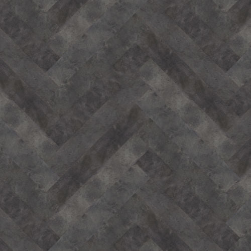 £15.99m2 - VICTORIA DESIGN FLOOR UNIVERSAL 55 HERRINGBONE TILE SPC CLICK LVT JET (1.87m2 per pack)