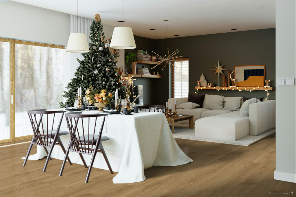 £14.74m2 - LX Luxury Full Plank Gluedown LVT Warm Oak (1 x Pack of 4.75m2)