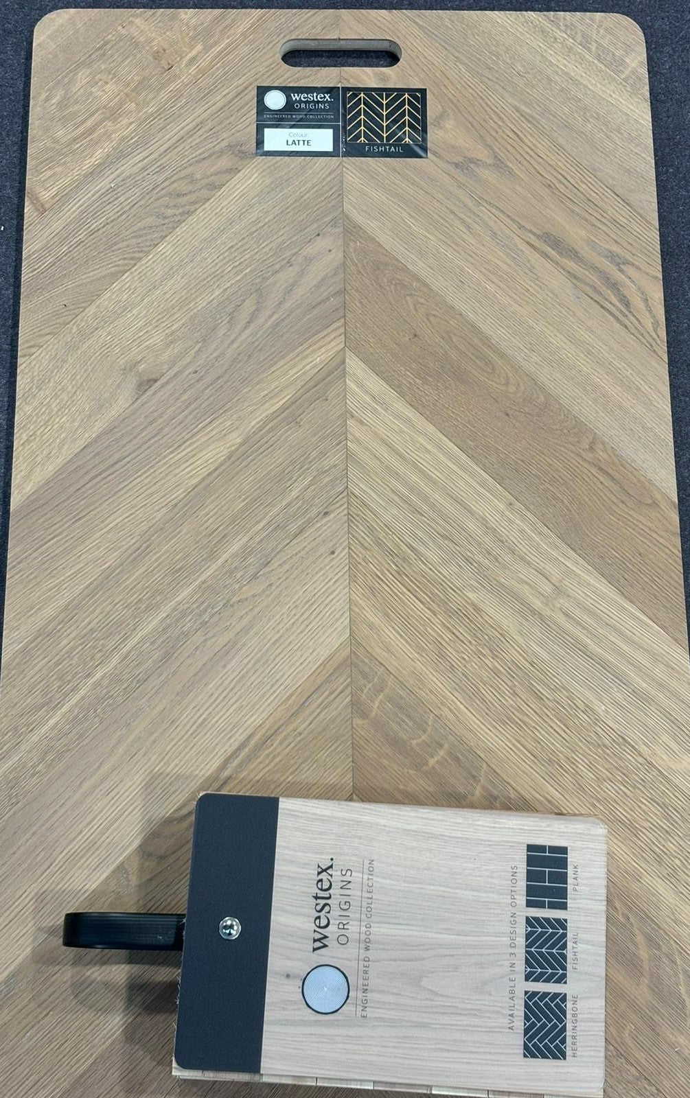 Westex Origins Fishtail Engineered Wood Flooring — Latte