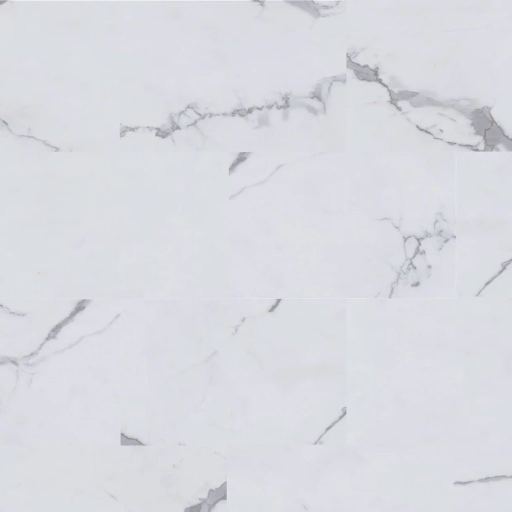 Brampton Chase Stones Marble Carrera White 12 x 18"