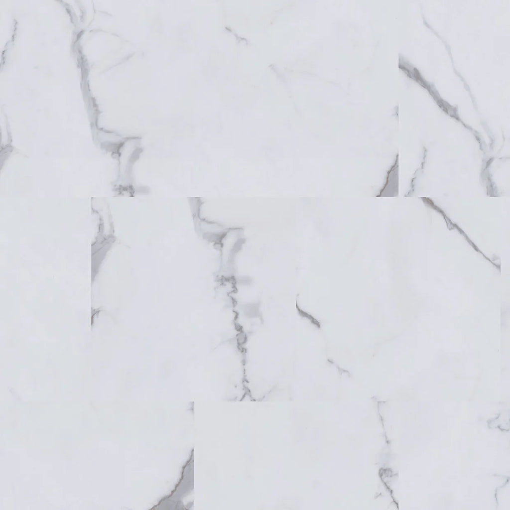 Brampton Chase Stones Marble Carrera White 12 x 12"