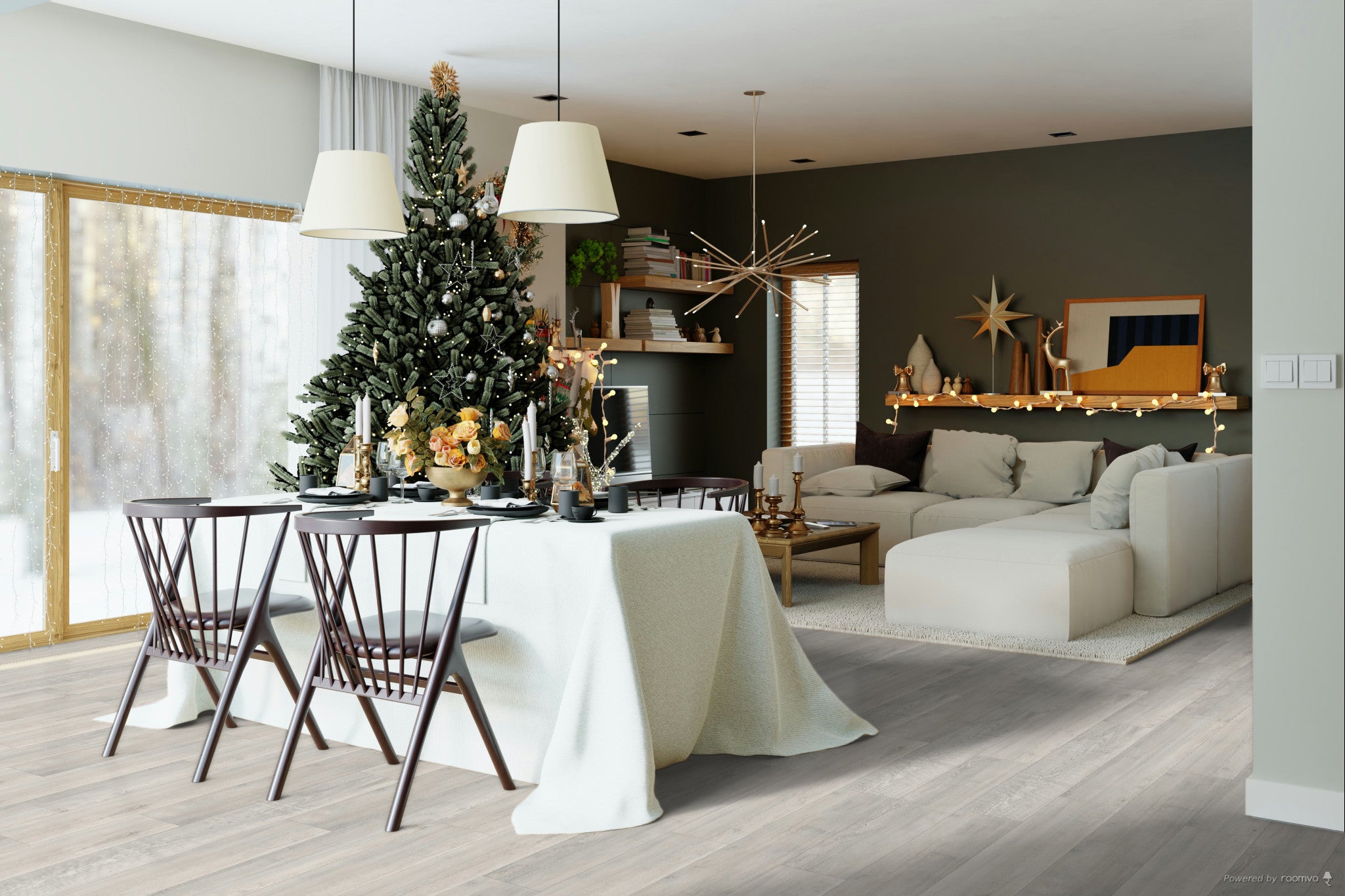 £14.74m2 - LX Luxury Full Plank Gluedown LVT White Oak (1 x Pack of 4.75m2)