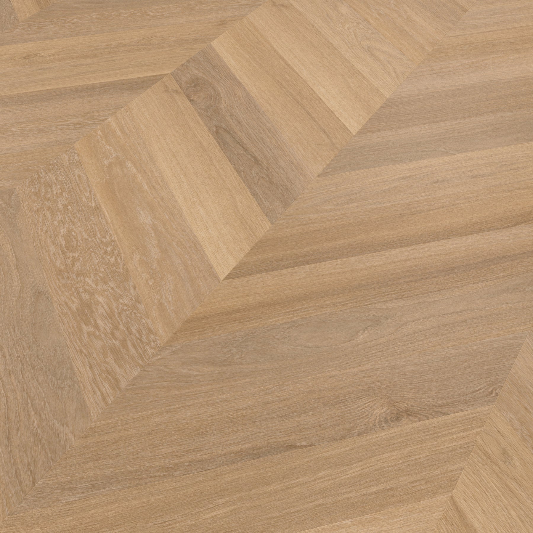 £34.99m2 - Karndean Van Gogh Warm Brushed Oak Chevron Gluedown CM-VGW121T (4.03m2/pack)
