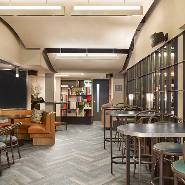 £15.99m2 - Sierra Exempla Gluedown LVT Berkley Oak Small Parquet | R10 Slip Rating | 2.5mm thick | 0.55mm Wear Layer (3.34m2 per pack)