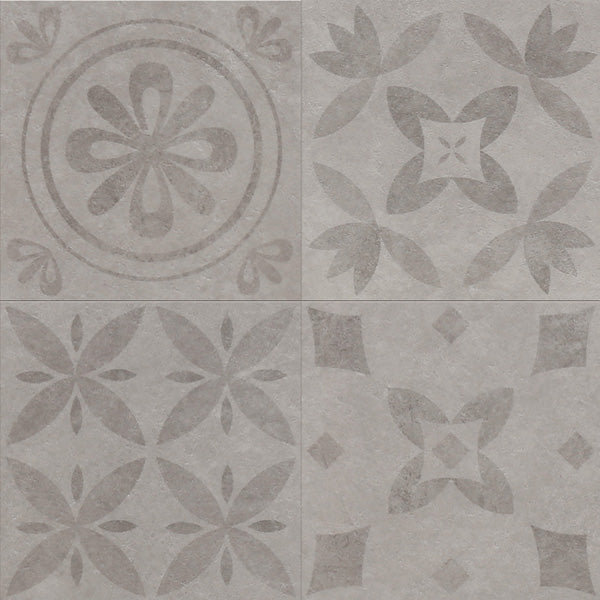 £15.99m2 - VICTORIA DESIGN FLOOR LANDSCAPE TAPESTRY GLUEDOWN TILE FOSSIL (1.67m2 per pack)