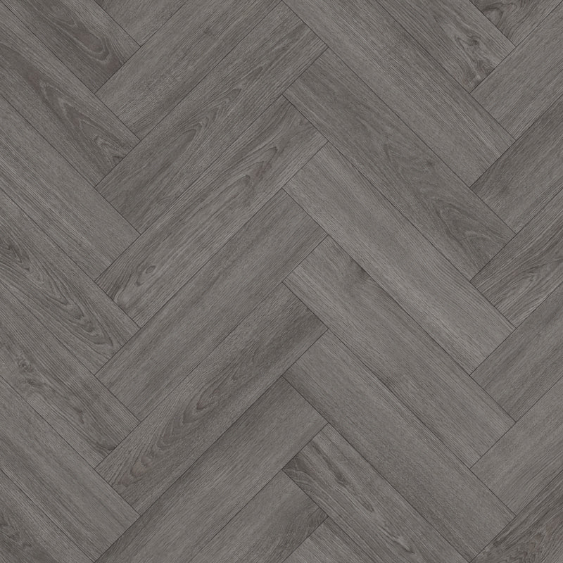 £14.89m2 - LX Luxury Parquet Gluedown LVT Silver Oak (1 x Pack of 4.70m2)