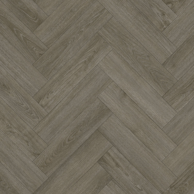 £14.89m2 - LX Luxury Parquet Gluedown LVT Smoked Oak (1 x Pack of 4.70m2)