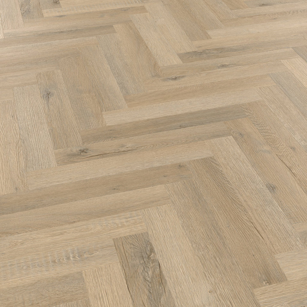 £20.99m2 - Palio Essenza by Karndean - Sorrento Oak Herringbone SM-PVP409 (1 x pack 3.345m2)